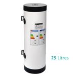 Insulated Buffer Vessel 25 Litre from Zilmet for Heat pumps inc Mounting Bracket