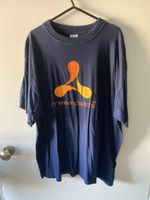 VERY RARE 1ST CREAMFIELDS FESTIVAL 1998 KEEP OFF THE GRASS PROMO T-SHIRT BLUE XL