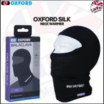 Oxford Deluxe Balaclava Silk -Black to use Under motorcycle Helmet-Winter CA025