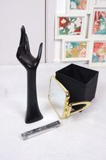 Bundle Gold Small Free Standing Mirror Display Mannequins Vintage French hands J