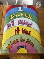 Robbie Williams I didn’t lose my mind Poster Moco Museum London 2025 striking
