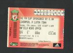 Liverpool v Luton Town 2007-2008 FA Cup Ticket 15/01/2008