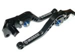 Suzuki GSX-8S 2023 2025 SHORT BLACK BRAKE AND CLUTCH LEVERS ROAD TRACK RACE