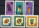 North Vietnam 1965 SG#N376-N381 Noxious Insects Cto Used Set#D90241