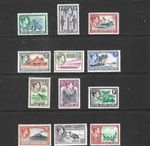 B/C SOLOMAN ISLANDS 1938 KGV1 M/MINT  PART SET 12 of 18