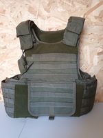 MSA Paraclete RMV019-07 Releasable Modular Ballistic Vest  Green Medium + Filler