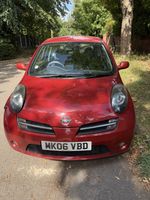 Nissan Micra K12 Sport+ 1.2 16v, 3 door, red. MOT until August 2027