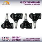 4X TPMS Tire Pressure Sensor For BMW 5 F10 F11 6 F12 F13 F06 7 F01 F02 X1 X3 X4