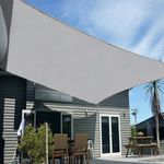 3x4 Grey Heavy Duty Sun Shade Sail Garden Patio Sunscreen Awning Canopy UV Block