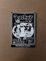 Bushys Isle of Man TT races Bleet Bleet 2001 new sticker motorcycle foot & mouth