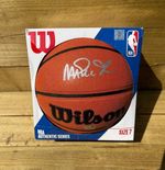 Magic Johnson Authentic Signature Official Wilson NBA Basketball Fanatics COA