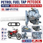 Petrol Fuel Tap Petcock For Suzuki Bandit GSF600 1996-2004 / GSF1200 1995-2000