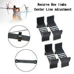 4x Recurve Bow Limbs Center Line Adjustment Gauge Calibration Module Detector
