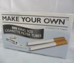 MAKE YOUR OWN KING SIZE FILTER TUBES x 500 - THE NEW CONCEPT TUBES