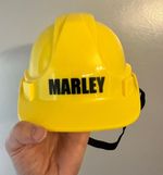 Personalised Kids Hard Hat - Construction Fan - Fits Age 0-12 Years - Adjustable