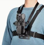 Universal Adjustable Chest Strap Mount for Action Cameras & Smartphones (1 PC)