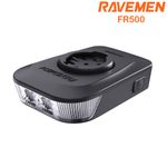 RAVEMEN FR500 LED Bike Light Front Headlight For Garmin Wahoo Daytime Night Safe
