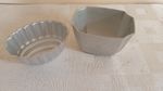 🧸2 x Vintage Aluminium Bowls small 10 x 9 cm 16½ x 9 cm