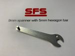 SFS Door Hinge Spanner UPVC  Adjusting 9mm Tool 5mm Hexagon Key Double Glazing