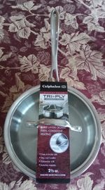 Calphalon Tri-Ply Stainless Steel 2 1/2 Quart Shallow Sauce Pan