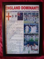 England 2013 Ashes winners - framed print