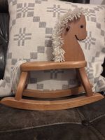 Vintage Doll Sized Rocking Horse Wooden Toy Collectable Ex Condition 12"