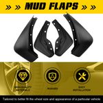 Fit For Volvo XC40 2018-2025 Front & Rear OEM Set Splash Guards Mud Flaps Guards