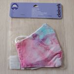 Facemask Clare's Accessories pastel tie-dye  style adults 100% Cotton