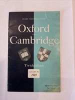 Oxford v Cambridge, 9th Dec 1969, Rugby Union at Twickenham 