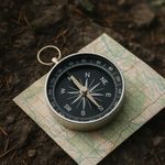 Pocket Compass Hiking Camping Walking AID Survival Guides Scouts Portable