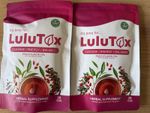 2 x LULUTOX Original Detox Tea Herbal Blend for Healthy Weight PEACH - 56 Bags