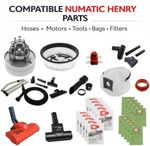 Henry Hoover Parts Hose Bags Filter Motor Floor Tool Turbo Brush For Numatic