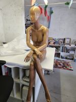 mannequin full body female sitting