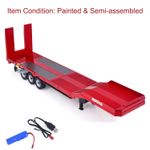 HUINA 1/18 Plastic Trailer Flatbed 1502 for 1501 Remote Control Tractor Truck