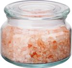 280Ml Glass Salt Cellar with Airtight Sealing Lid, Wide Mouth Spice Jar for Salt