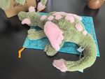 Jellycat Malachy Dragon - Exclusive Green/Pink Plush &Brand New with Tags