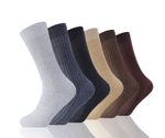 12 Pairs Mens Non Elastic 100% Pure Cotton Socks Comfort Soft Grip Diabetic 6-11