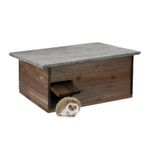Hedgehog house Wildlife Box Outdoor Hut Insulated Waterproof Hedgehog Shelter