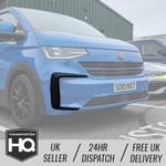 VW New Transporter T7 (2025-) - Front Bumper Canards - Gloss Black