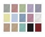 NightComfort Extra Deep Plain Dyed Fitted Sheet 35cm Polycotton Bed Sheet