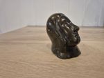 Vintage Inuit Carved Soapstone Head Carving.