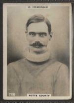 PINNACE FOOTBALL (LF SIZE PINNACE BACK)-#0726- NOTTS COUNTY - A. IREMONGER