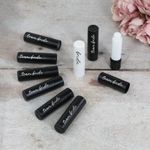 Team Bride Lip Balm Black & White Hen Do Hen Party Bachelorette Bride to Be Gift