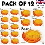 Pears Gentle Care Transparent Amber Bar Soap 12 x  125g