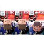 FITS HONDA CRF 1000/CRF 1100 AFRICA 2016-2019 TWIN EBC FRONT and REAR Brake Pads