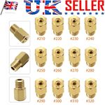 For Mikuni VM TM Carb #210- #320 Jets 12x Motorcycle Carburetor Carb Main Jet UK