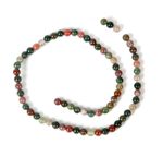 String of Multi Coloured 6mm Jade Beads for Jewellery Making (T20S)