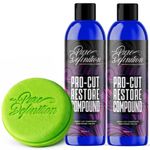 Car Polish Kit X 2 Pro Cut Compound Heavy Scratch Paint Restorer Pure Definition