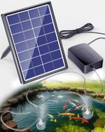 Biling 3.5W Solar Aerator for Pond with 2200 mAh Battery Backup, 3 Modes Solar
