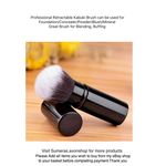 Retractable Kabuki Blush Foundation Powder Cosmetic Makeup Brush ~ Free P&P